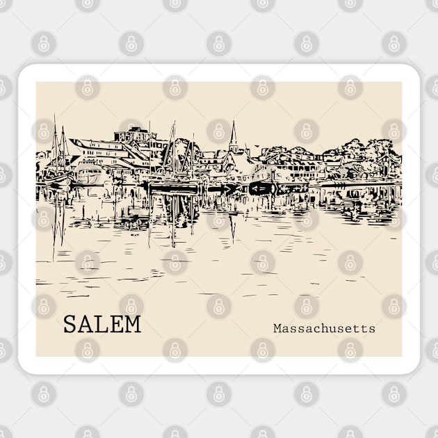 Salem Massachusetts Magnet by Lakeric